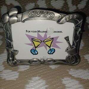 Silver Millennium Photo Frame